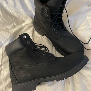 Timberland Black Waterproof Lace-Up Boots